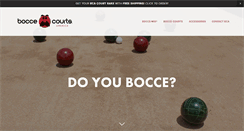 Desktop Screenshot of boccecourtsamerica.com
