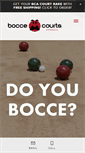 Mobile Screenshot of boccecourtsamerica.com